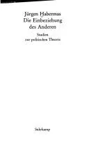 Cover of Die Einbeziehung des Anderen