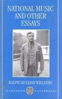 Cover of National music and other essays