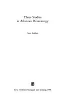 Cover of Three studies in Athenian dramaturgy