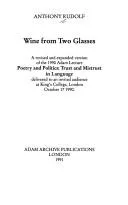 Cover of Wine from two glasses