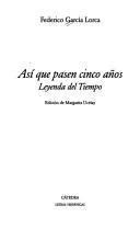 Cover of Así que pasen cinco años