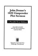 Cover of John Donne's 1622 Gunpowder Plot sermon