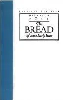 Cover of Brot der frühen Jahre