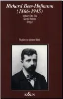 Cover of Richard Beer-Hofmann (1866-1945)