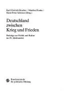 Cover of Deutschland zwischen Krieg und Frieden