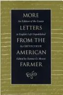 Cover of More letters from the American farmer