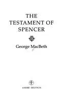 Cover of The testament of Spencer