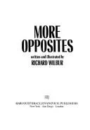 Cover of More opposites