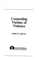 Cover of Counseling Victims of Violence