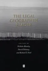 Cover of The Legal Geographies Reader