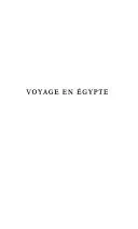 Cover of Voyage en Egypte