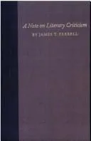 Cover of A note on literary criticism