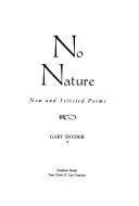 Cover of No Nature