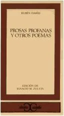 Cover of Prosas profanas y otros poemas