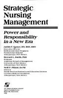 Cover of Strategic nursing management