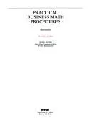 Cover of Practical business math procedures