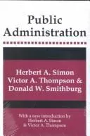 Cover of Public administration