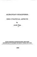 Cover of Albanian Stalinism