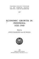 Cover of Economic growth in Indonesia, 1820-1940