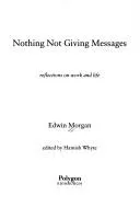 Cover of Nothing not giving messages