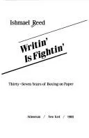 Cover of Writin' is fightin'