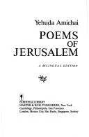 Cover of Poems of Jerusalem