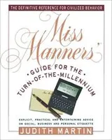 Cover of Miss Manners' guide for the turn-of-the-millennium