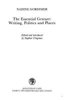 Cover of The essential gesture