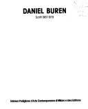 Cover of Daniel Buren