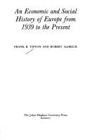 Cover of An economic and social history of Europe from 1939 to the present
