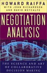 Cover of Negotiation Analysis