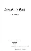 Cover of Brought to book