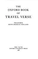Cover of The Oxford Book of Travel Verse