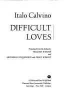 Cover of Difficult loves