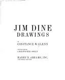 Cover of Jim Dine drawings