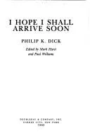 Cover of I hope I shall arrive soon