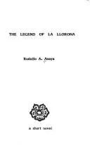 Cover of The legend of la llorona