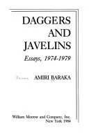 Cover of Daggers and javelins