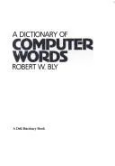 Cover of A dictionary of computer words