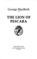 Cover of The lion of Pescara