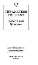 Cover of The  amateur emigrant