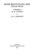 Cover of High mountains and cold seas