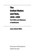Cover of The United States and Italy, 1940-1950