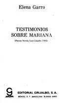 Cover of Testimonio Sobre Mariana