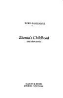 Cover of Zhenia's childhood and other stories