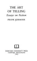 Cover of The art of telling