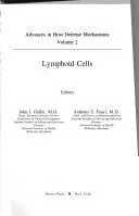 Cover of Lymphoid cells