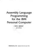 Cover of Assembly language programming for the IBM Personal Computer