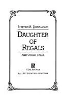 Cover of Daughter of regals and other tales