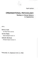 Cover of Organizational psychology